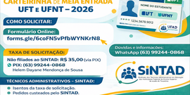Carteirinha de Meia Entrada UFT e UFNT – 2026